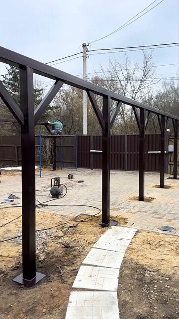 Навес для автомобилей #спецкаркас