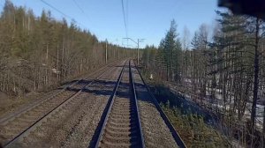 Апатиты из кабины машиниста грузового поезда.