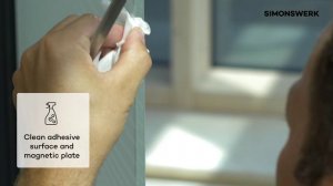 Магнитный фиксатор для бесконтактного и бесшумного закрывания стеклянных и деревянных дверей