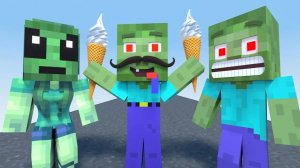 История любви ｜ Жизнь Зоммы и Зомбо в Майнкрафте #9. Майнкрафт Мультик