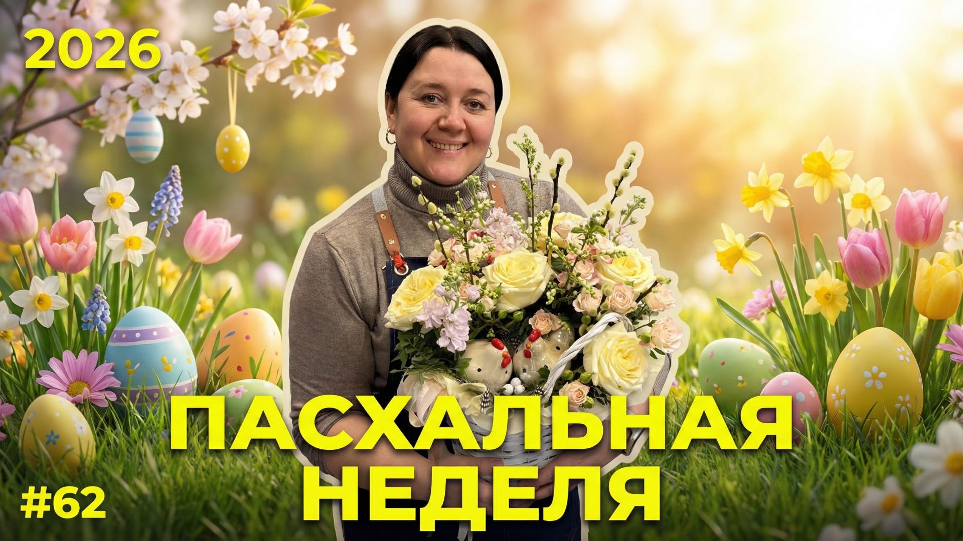 🌷Неделя флориста #62 - Пасха, новые тренды букетов и космические розы