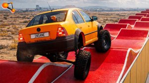 Машинки летают и прыгают! Развивающие мультики Машины помощники. Мультфильмы про машинки