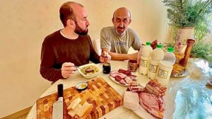 Я пригласила ГЛАВНЫХ специалистов по салу-Влада и Дениса продегустировать  ПРАВИЛЬНЫЕ ПРОДУКТЫ❤️