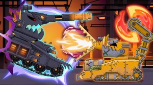 Морок vs Ученик Механика | Эпическая Битва Танков! - Мультики про танки [ Homeanimations ]