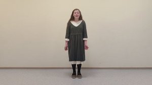 Баева Серафима "Евгений Онегин" (отрывок) А. С. Пушкин. Театральное отделение СПб ДШИ им.М. И.Глинки