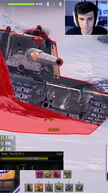 7.700 НА СЕРПЕ (МОЛОТЕ) – НИРУ ПОНРАВИЛСЯ ТАНК #shorts #c1ymba #клумба #wot #миртанков