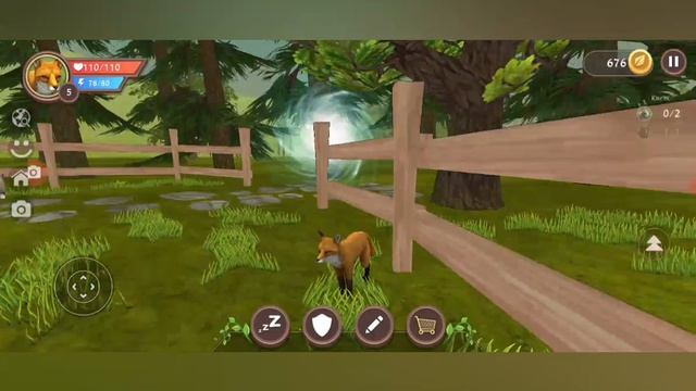 Показываю баг в логове Лес на малыша в игре: Wildcraft!.)