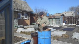 ПОСАДИЛИ ЛУК БАТУН,ЗАПАСАЕМ ВОДУ