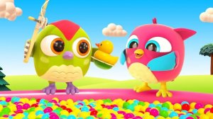 Развивающие мультики для самых маленьких — Совенок ХопХоп для малышей — Дятел ТукТук ловит рыбку