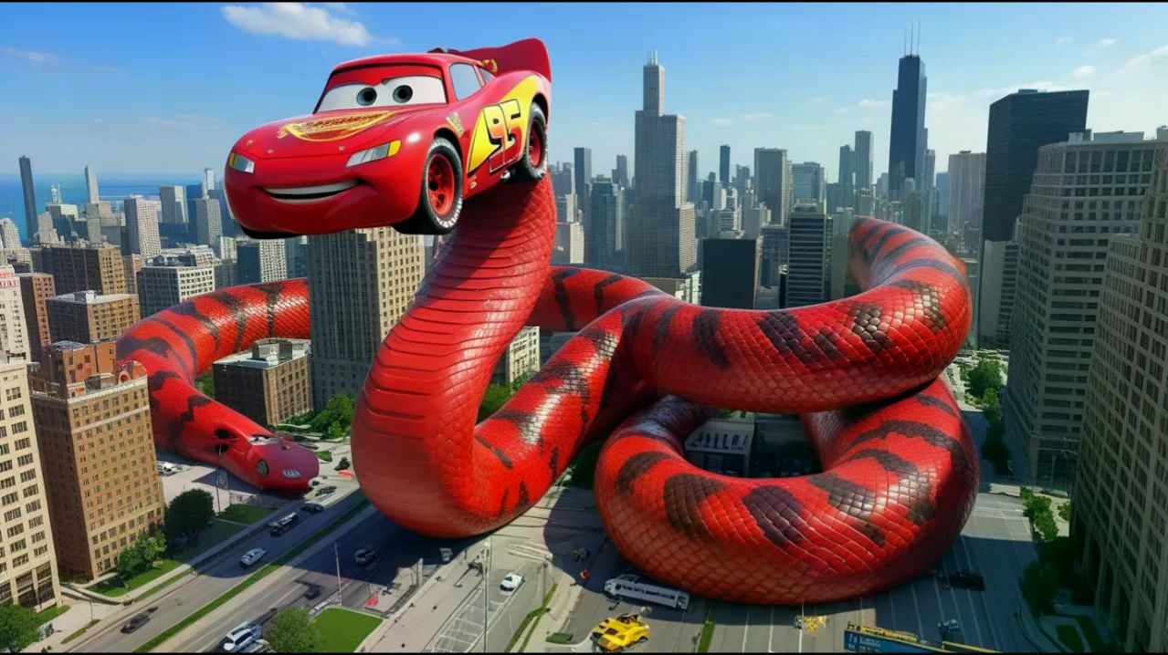 Гигантская анаконда Маккуин. Яркие Мультики для детей. Детские мультики смотреть