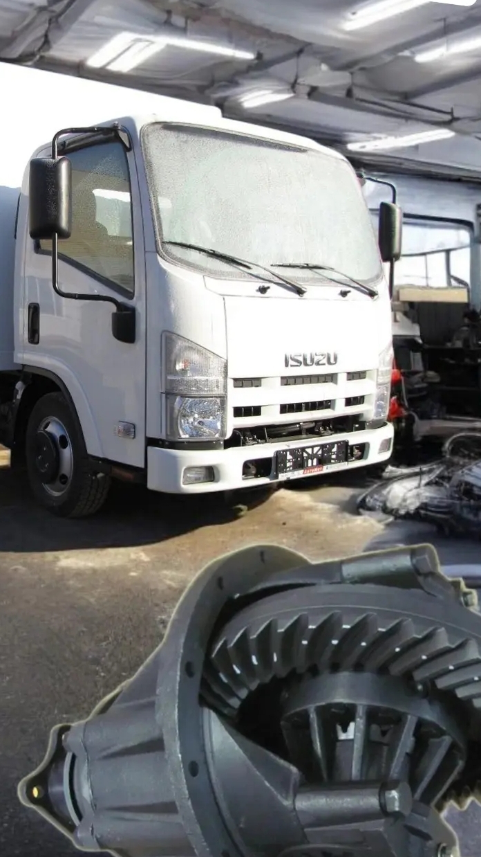 Разбор ремонт регулировка редуктора заднего моста isuzu NMR