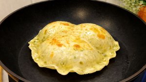 Руки останутся чистыми - Лепешки на жидком тесте за 5 минут. Идеальная замена хлебу!