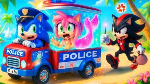 Соник‑полицейский и Эми‑русалка: эпическая спасательная миссия! | Анимация „Соник‑3