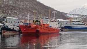 Танкер "КАСТОР" ВЫШЕЛ С ПОРТА НА КАМЧАТКЕ 🤩🤩 НА МОР ВОГЗАЛЕ