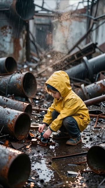 Безмолвный крик среди руин #печаль #потеря #надежда