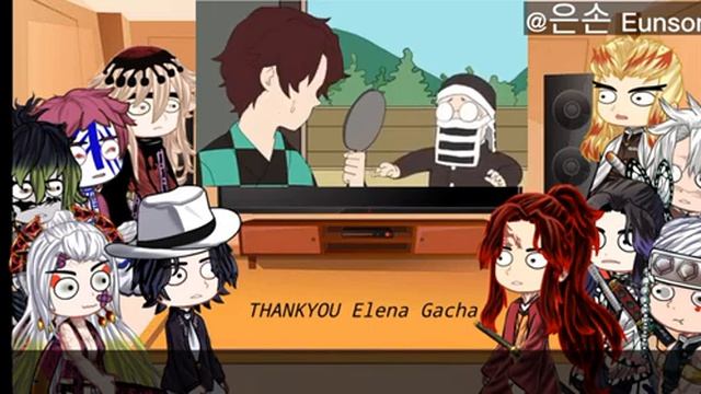 Uppermoons & Hashiras Yorichii + Muzan React To Funny Animation, Kny, 3, 11 Read Desc • •