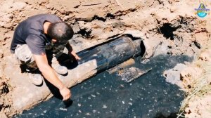 Бестраншейная замена коллекторной трубы. Прокол под дорогой. г.Талдом, Юркино, 2 участок