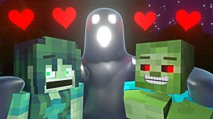 История любви + история ужасов ｜ Жизнь Зоммы и Зомбо в Майнкрафте #5. Майнкрафт Мультик