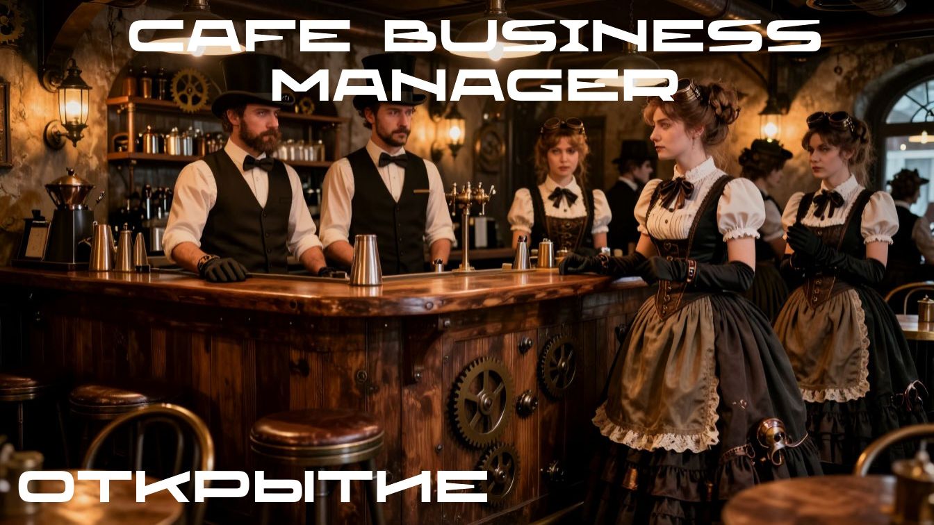 Cafe Business Manager - ОТКРЫТИЕ КУХНИ, ГОТОВИМ СТЕЙКИ\Эпизод 3