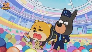 Храбрый шериф Лабрадор, сухой бассейн, познавательный мультфильм.