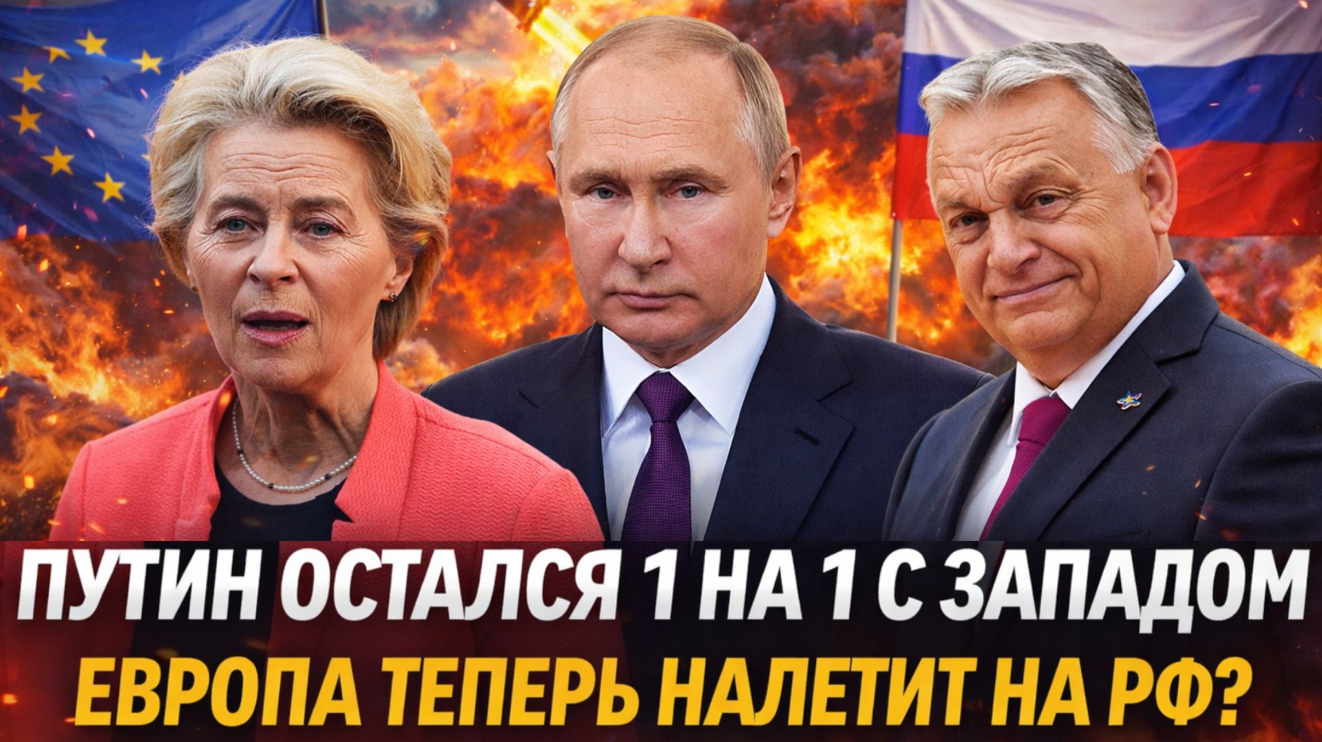 Путин остался 1 на 1 с Западом// Европа собирается набраться на Россию!? Что будет с РФ и Украиной..