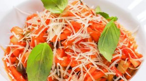 Тушеные овощи с бальзамической заправкой