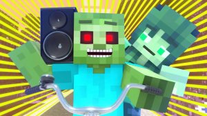 История любви ｜ Жизнь Зоммы и Зомбо в Майнкрафте #6. Майнкрафт Мультик