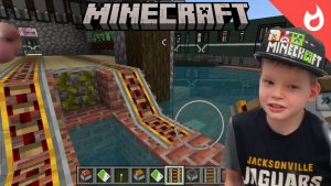 Поезда на пиратской станции майнкрафт