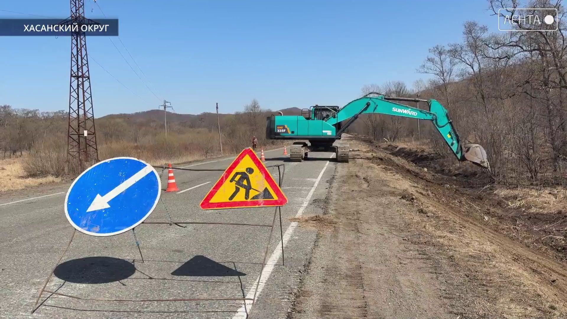 В Хасанском округе Приморья развернулись активные работы по обновлению дорожного хозяйства