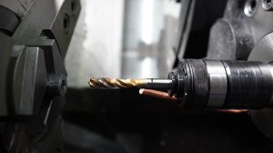 Использование метчика на токарном ЧПУ без СОЖ.