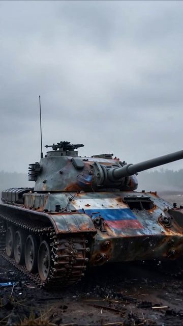 Тени войны: неподвижный страж забытого поля #война #техника #история