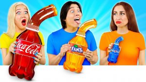 Большая, средняя и маленькая тарелка челлендж