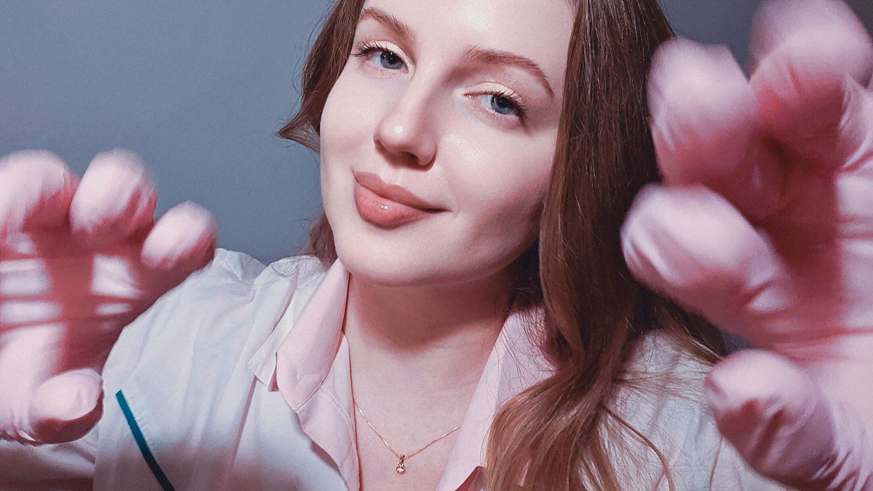 АСМР Детальный Осмотр Лица и Шеи в Перчатках