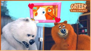 🐻 Медвежья семья! Гриззи и лемминги 🐹 | Клип