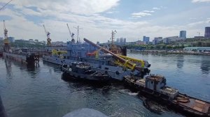 ПЛАВУЧИЙ ДОК ВО ВЛАДИВОСТОКЕ ПОРТ ДИОМИД