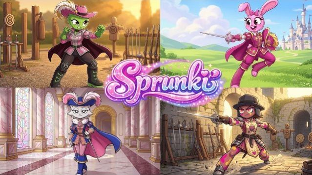 СПРУНКИ КРАСИВЫЕ КОРОЛЕВСКИЕ ВОИНЫ  SPRUNKI ДЕВУШКИ АНИМАЦИЯ МУЛЬТИК