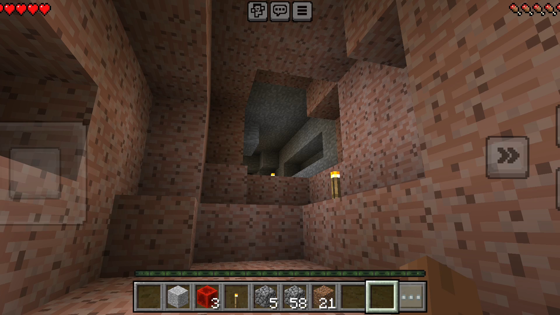 исследование пещера в Майнкрафте! под конец видео музыка изменилась!