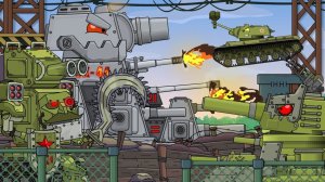 Вторая линия обороны  Модернизация Советских Монстров и наступление VK-44 - Мультики про танки
