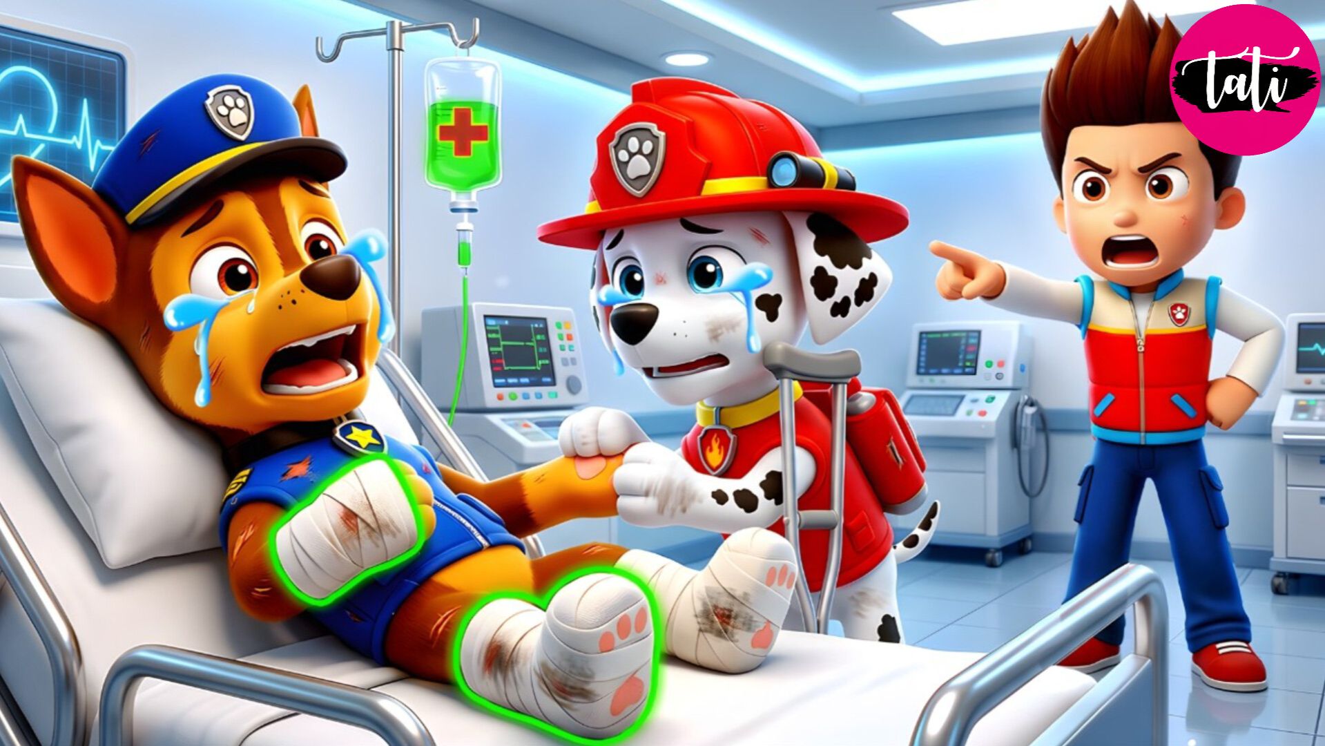 Щенячий патруль и Маршалл. Залипательное видео. Мультфильм для детей и малышей. Анимация 403