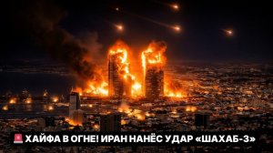 Иран атаковал Хайфу ракетой «Шахаб-3» — под ударом крупнейший порт и военный завод. → 👤 #Пульс_ист