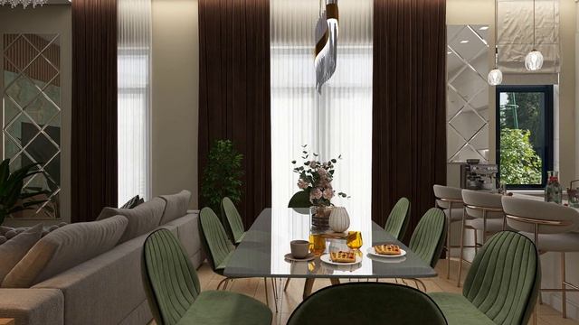 Дом вокруг гостиной