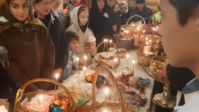 Пасхальное освещение в Церкви 11.04.2026