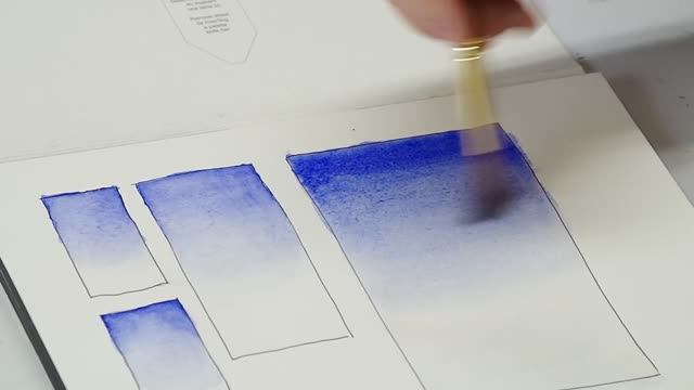 Основные техники акварели. Часть 2. Градиентная заливка