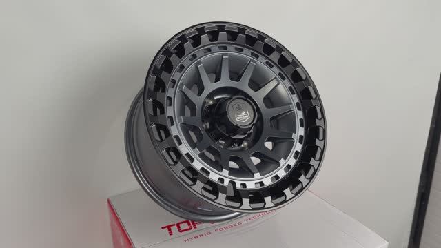 Диски SRL DF101 17 8.5J Satin Gray Lip Black