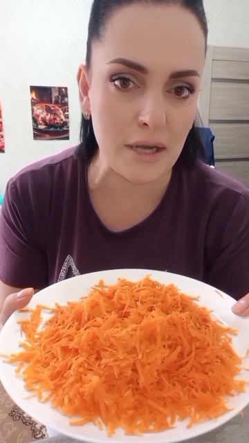 Салат из моркови чеснока с яйцом Быстрая закуска за 15 минут