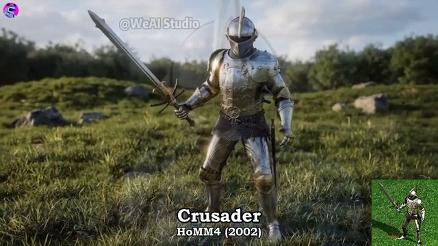 Эволюция рыцаря в Героях меча и магии. #heroes5 #heroes3 #heroes4 #heroes6