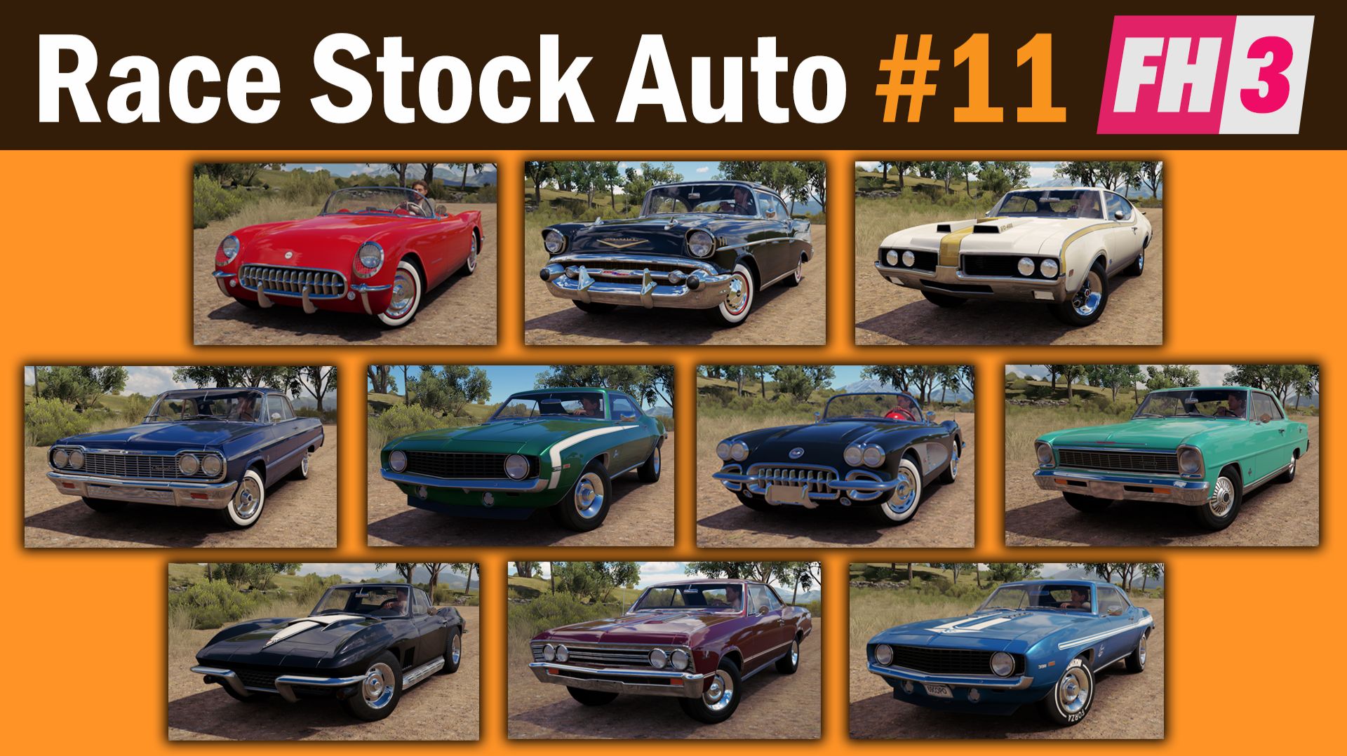 Forza Horizon 3 - Race Stock Auto #11