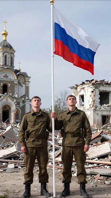 Служба на защите Родины #Россия #флаг #военные