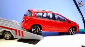 Мультик про машинки. Эвакуатор, красная машинка. МанкиМульт