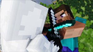 Алекс и Стив против Существа 303 - Майнкрафт Мультики